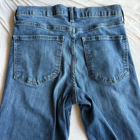 Banana Republic Dark Blue High Rise Slim Straight-Leg Jeans - Picture 6 of 6